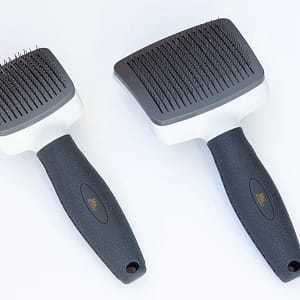 Самопочистваща се четка с кожена дръжка MY HOBBY