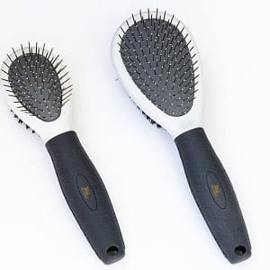 Двустранна четка с кожена дръжка MY HOBBY