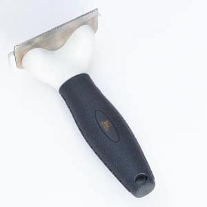 Четка за изхвърляне на подкосъм с кожена дръжка MY HOBBY