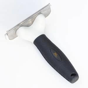 Четка за изхвърляне на подкосъм с кожена дръжка MY HOBBY