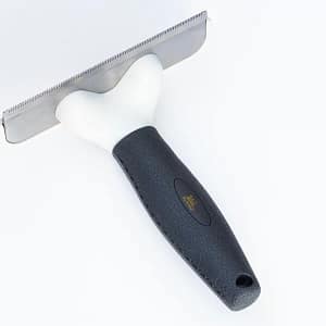 Четка за изхвърляне на подкосъм с кожена дръжка MY HOBBY