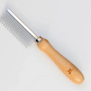 Гребен с бамбукова дръжка - къси и дълги зъбци MY HOBBY
