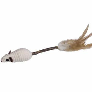 Пръчка Мататаби с дрънкаща мишка и пера