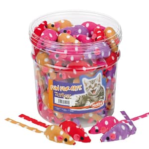 Играчка мишка на точки цветна