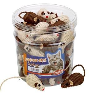 Играчка сезалена мишка кафяво-бежов