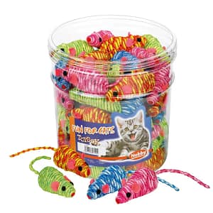 Играчка сезалена мишка цветна