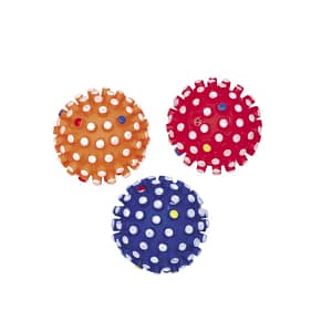 Винилова топка с бодли 10см