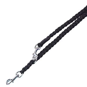 Повод плетено въже 16 мм./200 см. черно