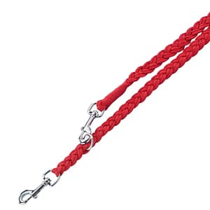 Повод плетено въже 16 мм./200 см. червено