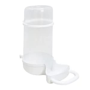 Хранилка/поилка за птици 380мл. бяла