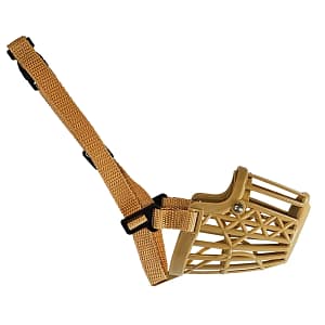 Намордник пластмасов кафяв L