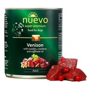 Nuevo Dog Adult Venison, Noodles & Cowberry - 800г