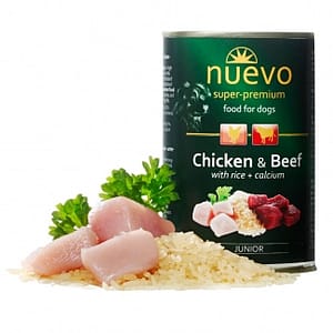 Nuevo Dog Junior Chicken & Beef - 400г
