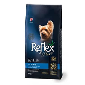 Reflex Plus Salmon Small Breed Adult Dog - Пълноценна храна за израснали кучета от малки породи със сьомга 8 кг