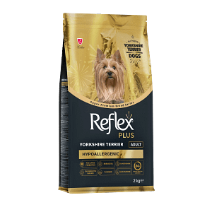Reflex Plus Breed Series Yorkshire Terrier Adult 2kg - Специална супер премиум храна за израснали Йоркширски териери 2кг.