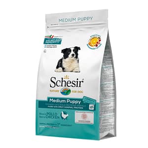 Schesir Medium Puppy with Chicken -с пиле- суха храна за кутрета (12 кг)