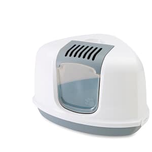 Котешка тоалетна къща за ъгъл Nestor - цвят сиво