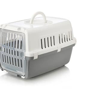 Транспортна чанта ZEPHOS 1 - студено сиво / бяло