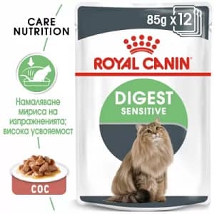ROYAL CANIN® FCN CARE DIGEST SENSITIVE CAT 85г стек/12бр