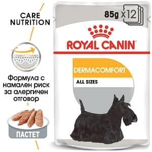ROYAL CANIN® CCN DERMACOMFORT пастет 85г стек/12бр