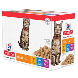 SP Cat ПАУЧ  POUCH Adult РАЗЛИЧНИ вкусове  12x85g  КОТКА