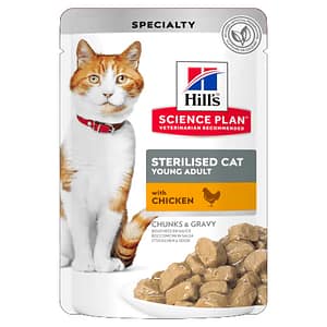 SP Cat ПАУЧ  POUCH  Sterilised CHICKEN 12x85g ПИЛЕ КОТКА