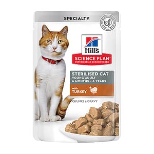 SP Cat ПАУЧ  POUCH Sterilised TURKEY 12x85g  ПУЕШКО КОТКА