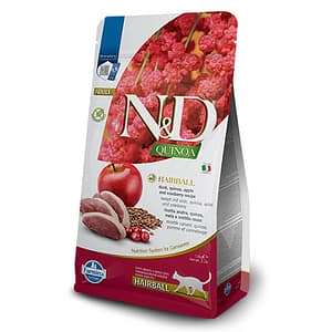 N&D CAT QUINOA HAIRBALL ADULT 0.300 KG