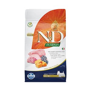 N&D DOG ADULT MINI PUMPKIN 800G куче,тиква с агнешко и боровинки