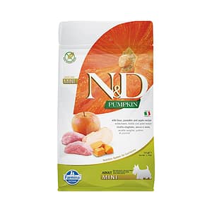 N&D DOG ADULT MINI PUMPKIN 800G куче,тиква с глиганско и ябълка