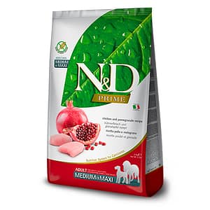 N&D PRIME DOG  MEDIUM & MAXI ADULT 2.5KG CHICKEN&POMEGR.