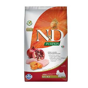 N&D DOG ADULT MINI PUMPKIN 2.5KG куче,тиква с пиле и нар