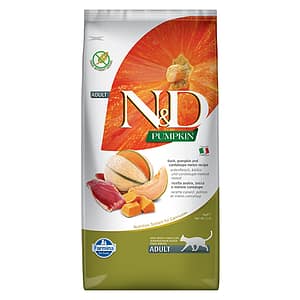 N&D CAT ADULT PUMPKIN 5kg коте,тиква с патица и пъпеш