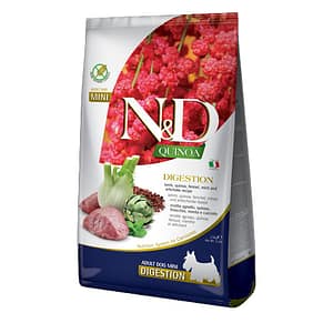 N&D DOG QUINOA DIGEST AD MINI 7 KG LAMB & FENNEL
