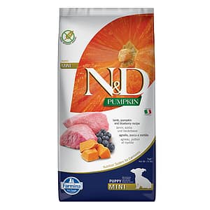 N&D DOG PUPPY MINI PUMPKIN 7 KG куче,тиква с агнешко и боровинки