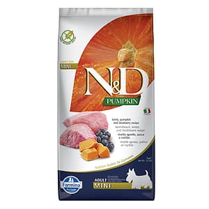 N&D DOG ADULT MINI PUMPKIN 7 KG куче,тиква с агнешко и боровинки