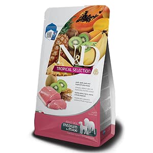 N&D TROPICAL DOG AD MED&MAXI PORK 10 KG