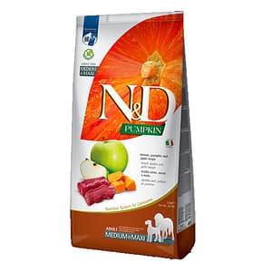 N&D DOG ADULT MED/MAXI 12KG PUMPKIN VENISON PUMP & APPLE с еленово месо