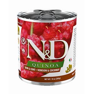 5021Консерва N&D DOG QUINOA VENISON & COCONUT 285g