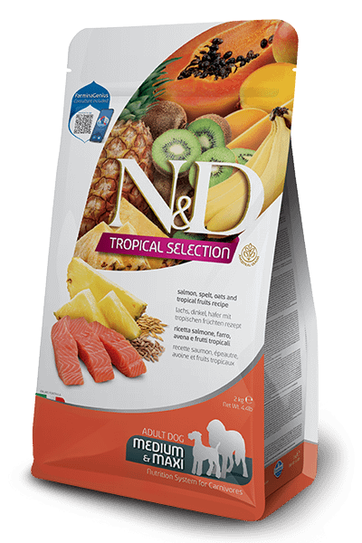 N&D TROPICAL DOG AD MED&MAXI SALMON 10KG