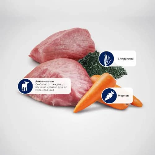 N&D BROWN DOG SPIRULINA MED/MAXI AD 7 kg- кафяво куче ,с агне и моркови - Image 5