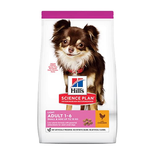 604236 SP Dog Adult LIGHT SMALL&MINI CHICKEN1.5 kg с ПИЛЕ КУЧЕ