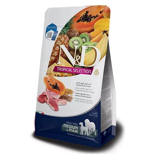 N&D TROPICAL DOG AD MED&MAXI LAMB 2 KG