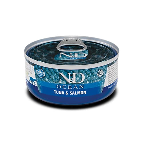 Консерва N&D CAT PUMPKIN TUNA&SALMON 70G