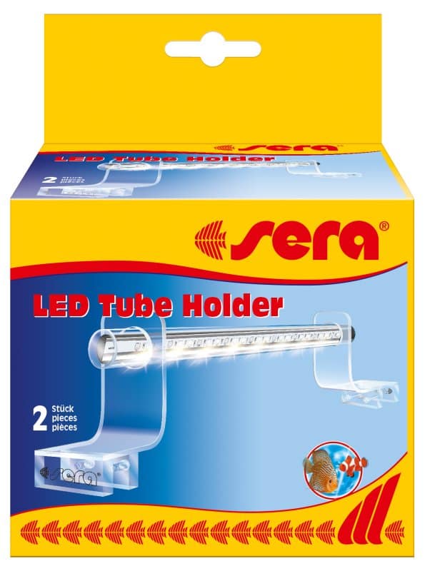 sera LED Tube Holder - акрилна стойка за ЛЕД лампи за открит тип аквариуми - за стъкло до 13мм
