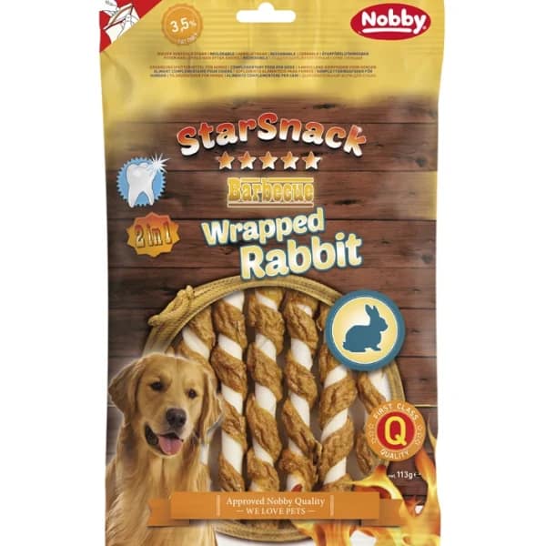 Лакомство StarSnack 2в1 Barbecue Wrapped Rabbit - 113 гр.
