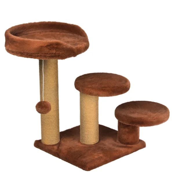 Скрачер 3 стълбa + 3 кръга + топче канелен