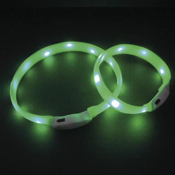 LED нашийник VISIBLE с USB зелен размер М - Image 2