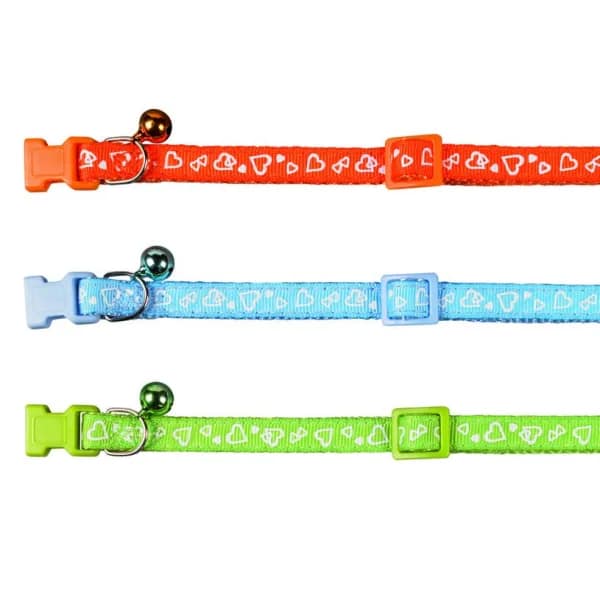 Нашийник за котка Heart оранжев - Image 2