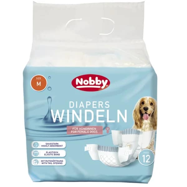 Памперс гащи за женски кучета - M